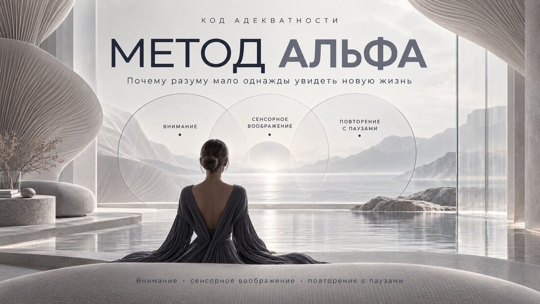 Метод Альфа — почему разуму мало однажды увидеть новую жизнь