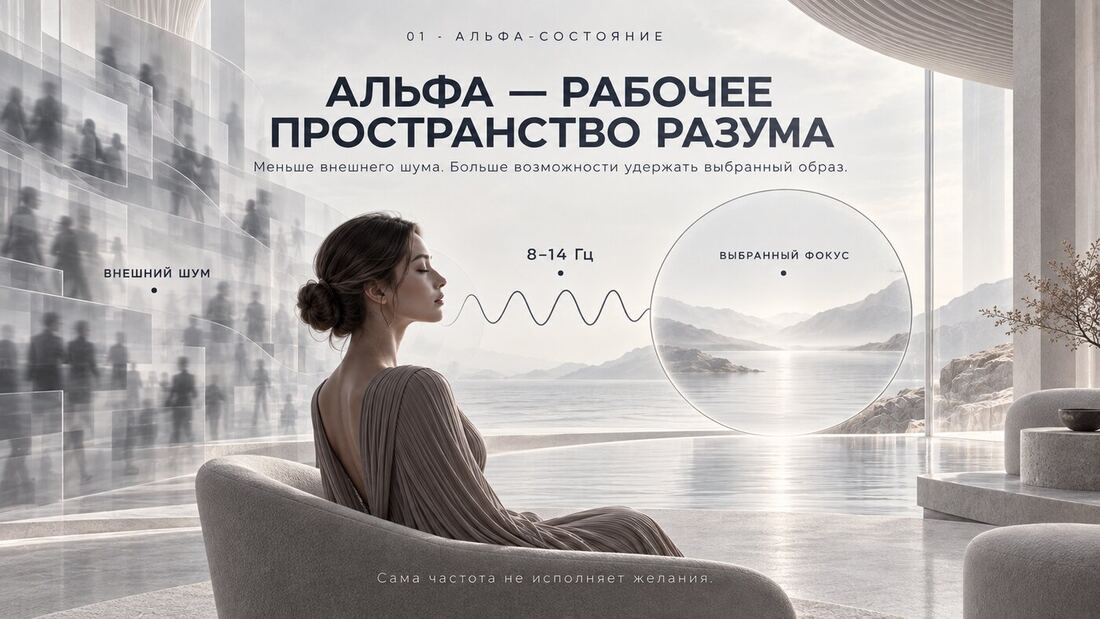 Альфа-состояние как рабочее пространство разума